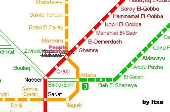Objetivo Oriente Medio Nuevo Mapa Del Metro De El Cairo