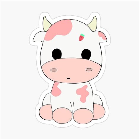 Strawberry Cow Pink Cow Strawberry Milk Kawaii Hd Phone Wallpaper Pxfuel