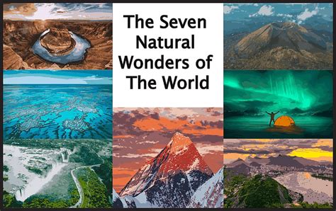 The Natural Wonders Of The World Natural Wonders Wonders Of The World Natural Wonders