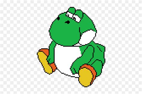 Yoshi Mario Pixel Art Grid Yoshi Once Romanized As Yossy Is A