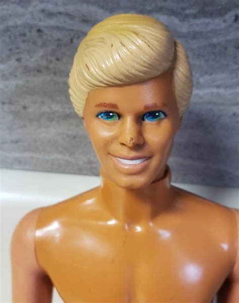 Ken Doll Vintage 1986 Barbie Ken Doll Blonde Hair Sun Loving Etsy