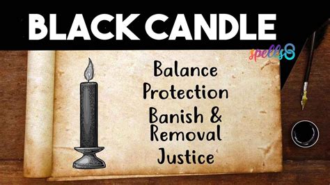 Candle Magic Black Candle Meaning Spiritual Protection Balance And Duality Youtube