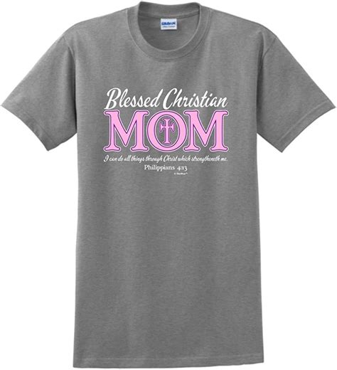 mom t blessed christian mom mothers day t shirt medium