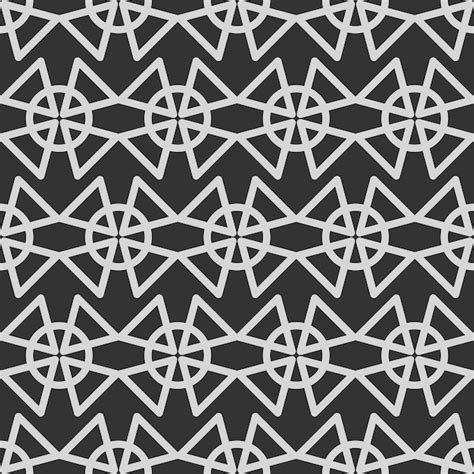 Premium Vector Circle And Triangle Seamless Pattern