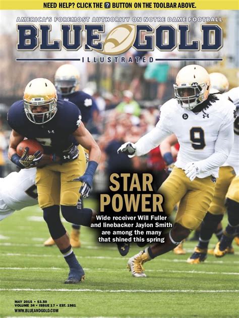Blue And Gold Illustrated May 2015 Issue Magazine