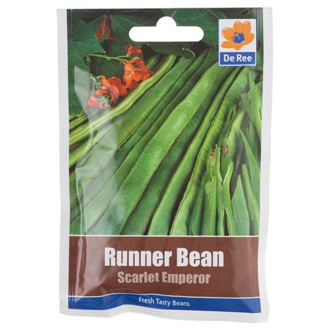 Runner Bean Scarlet Emperor Seed Packet