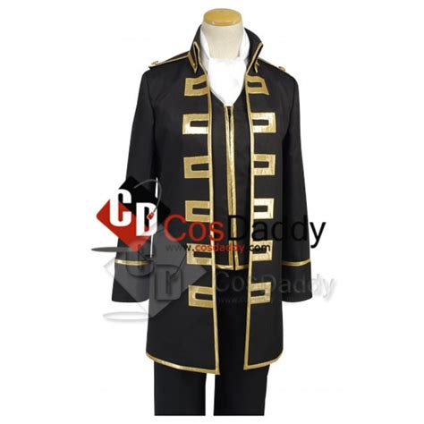 Gintama Shinsengumi Police Gold Soul Uniform Cosplay Costume