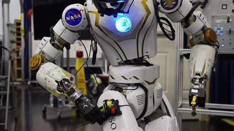 vr control of nasa valkyrie humanoid astronaut robot using psyonic ability hand youtube