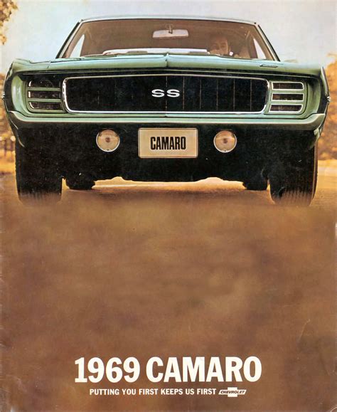 1969 Chevrolet Camaro Ss Brochure