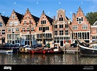 Hoorn Países Bajos Holanda ciudad Puerto Viejo Puerto histórico ...