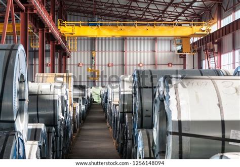 Factory Overhead Crane Hook Chain Stock Photo 1256148094 Shutterstock