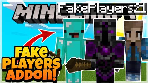 Minecraft Players Addon How To Spawn Fake Players In Minecraft