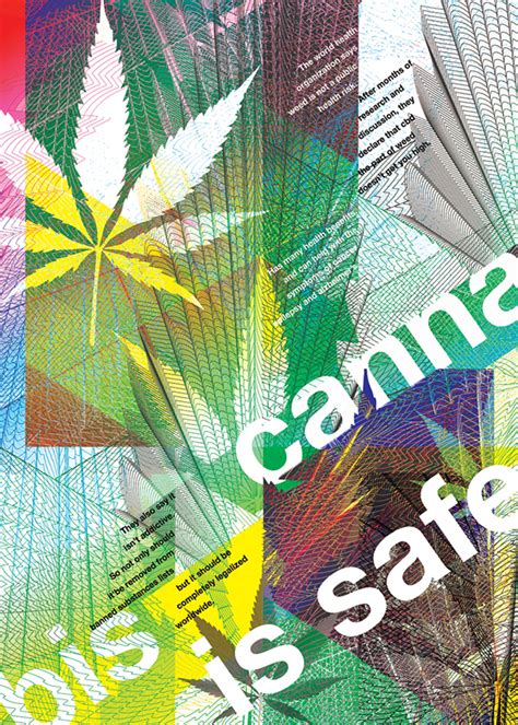 Cannabis Poster Art Medical Cannabis Exhibition On Behance