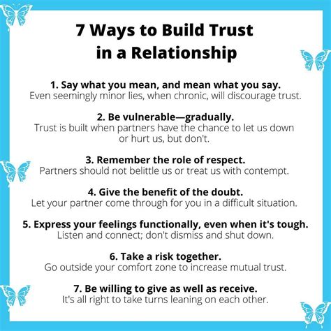 7 Ways To Build Trust In A Relationship Relationship Psychology