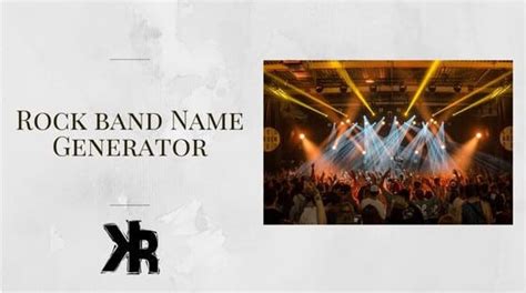 Rock Band Name Generator 2024 Killer Rig