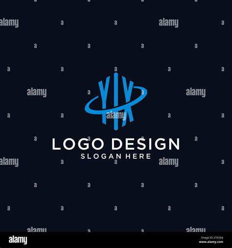 Yx Initial Monogram Logo With Hexagonal Shape And Swoosh Design Ideas