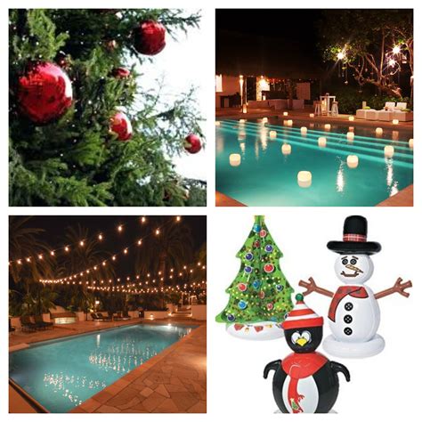 Winter Holiday Outdoor Decor For Your Central Florida Pool And Backyard