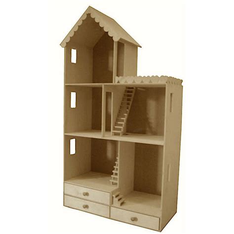The Cottage Barbie Wooden Doll House Kit Martin Dollhouses Barbie
