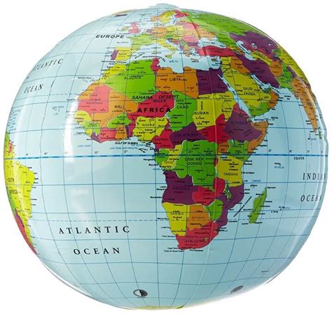 Earth Globe World Map Printable