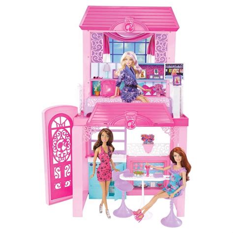 Barbie Casa Férias House Com Boneca Churrasqueira Piscina R 68900