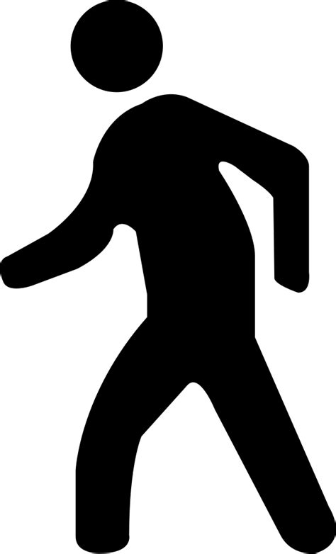 Stick Figure Walking Silhouette Clip Art Silhouette Png Download
