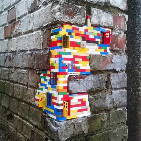 This Artist Repairs Old Structures Using Lego Bricks