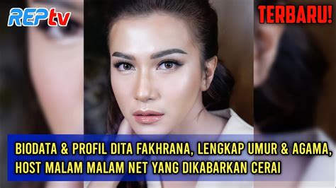 Biodata Profil Dita Fakhrana Lengkap Umur Agama Host Malam Malam