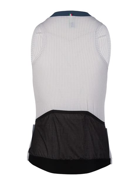 cycling womens pinstripe l1 sleeveless jersey white q36 5