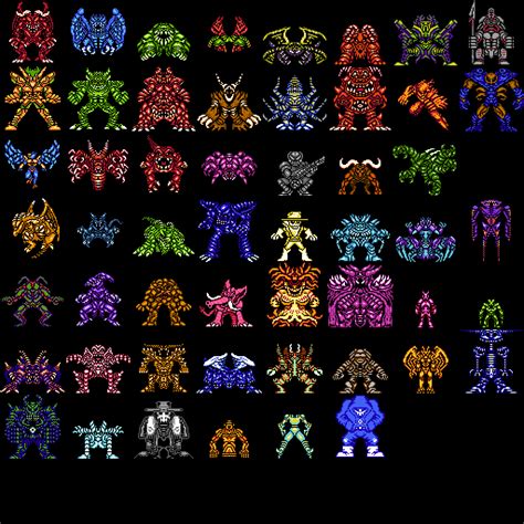 You can breed monsters here, baby! 8-Bit Monster Sprite Pack :: rpgmaker.net