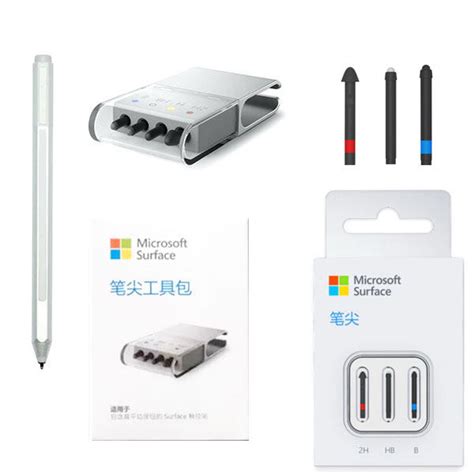 Surface Pen Tips Replacement Kit 4 Pack Original Hb Type For Surface