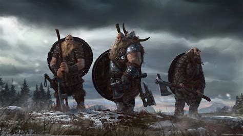 Fantasy Art Artwork Vikings Concept Art Warrior Axe Nordic