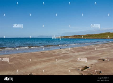 Redpoint Beach Nr Gairloch Ross And Cromarty Highland Scotland With Isle