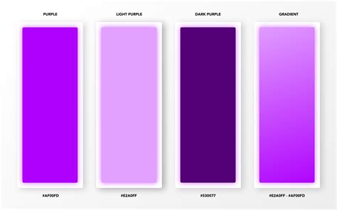 Purple Colour Scheme That Can Be Used For A Website Or Application As A