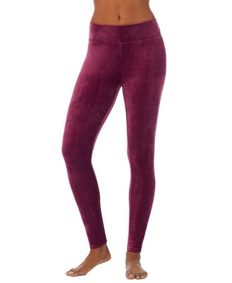 Cuddl Duds Womens Double Plush Velour Leggings Macys