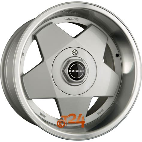 Borbet A 7x15 Et25 4x100 Silver Polished