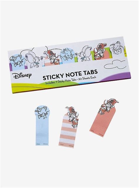 Dumbo Sticky Note Tabs Boxlunch Exclusive Sticky Notes Boxlunch