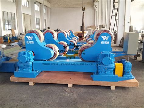 100 Ton Heavy Duty Pipe Rollers Rotator With Moving Wheels Ce Approved