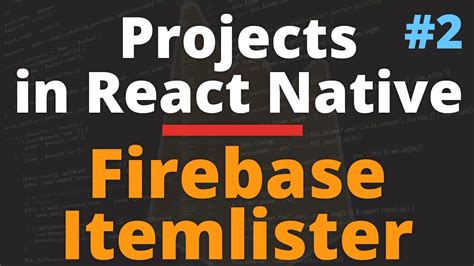 Its goal isn't to write the code once running a react native app. React Native Tutorials With Firebase Itemlister App | Part ...