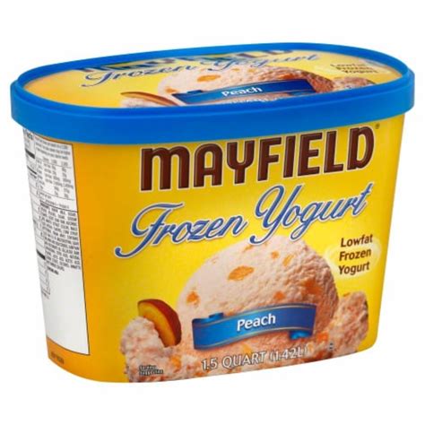 Mayfield Peach Frozen Yogurt Fl Oz Food Less