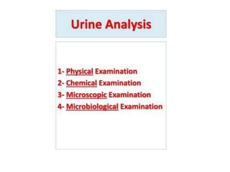 Pathology Of Blood And Urine Ppt