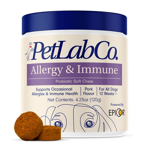 Allergy And Immune Probiotic Chew For Dogs Petlab Co