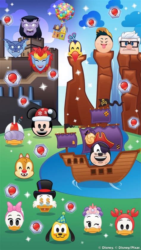 Disney Emoji Blitz Wallpaper Disney Emoji Disney Pixar Mickey Minnie