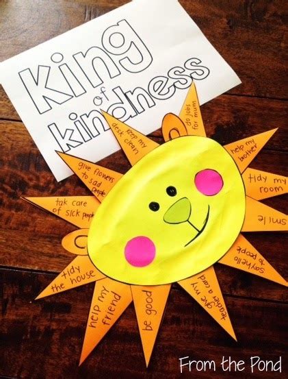 Kindness Day Craft Freebie From The Pond