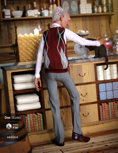 Sweater Vest Outfit For Genesis 8 Male S Daz 3d