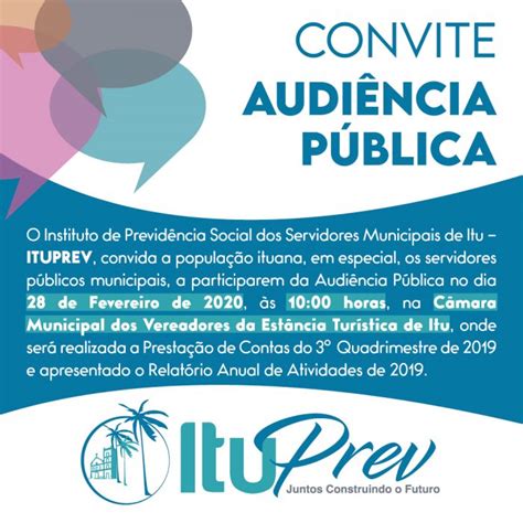 Ituprev Convite Audiência Pública 3º Qua2019
