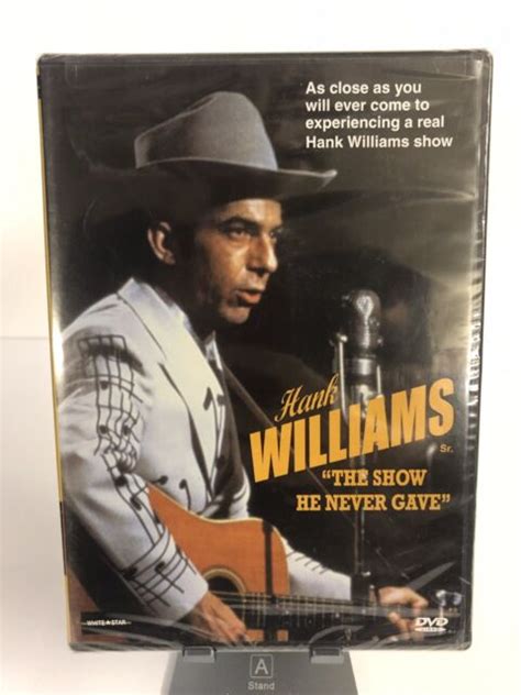 Hank Williams The Show He Never Gave Dvd 2005 For Sale Online Ebay