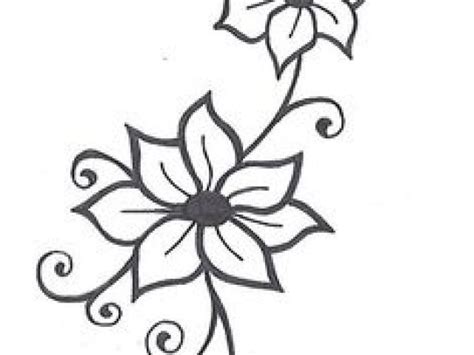 Easy Flower Vine Drawing Fuego Wallpaper