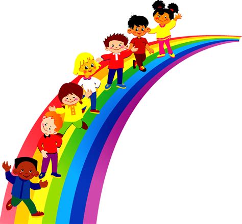 Download Kindergarten Rainbow Kindergarten School Kids Clipart Png Ce8