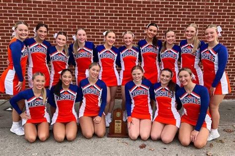 Cheerleaders Take First At Region 1 Cheer Competition Marshall County