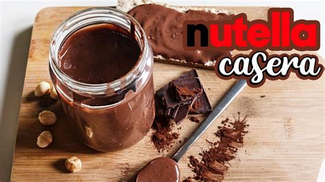 RECETA NUTELLA CASERA Nutella Saludable Vegan YouTube